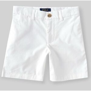 Polo Ralph Lauren NWT Classic Boys Stretch Shorts White Youth Size 4